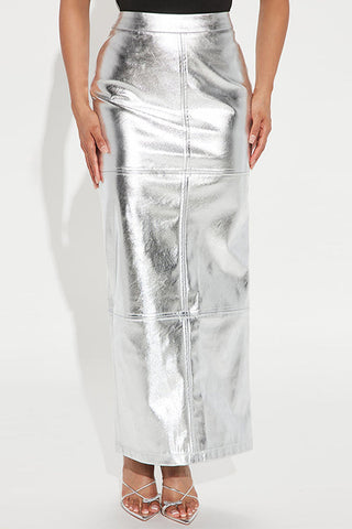 Yvette | Silver Skirt