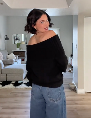 Emily | Off-shoulder Knit Sweater